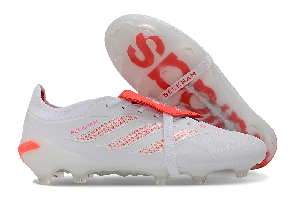 SCARPA DA CALCIO PREDATOR ELITE FOLD-OVER TONGUE FIRM GROUND DAVID BECKHAM