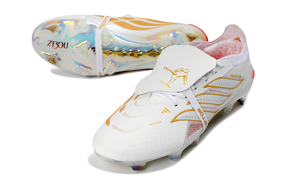 SCARPE DA CALCIO PREDATOR ELITE ZIDANE FOLD-OVER TONGUE FIRM GROUND