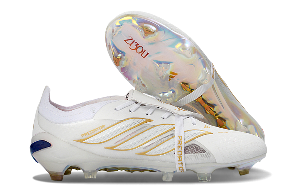 SCARPE DA CALCIO PREDATOR ELITE ZIDANE FOLD-OVER TONGUE FIRM GROUND