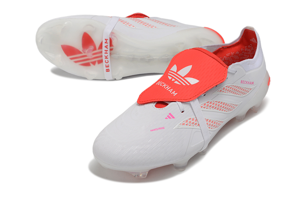 SCARPA DA CALCIO PREDATOR ELITE FOLD-OVER TONGUE FIRM GROUND DAVID BECKHAM