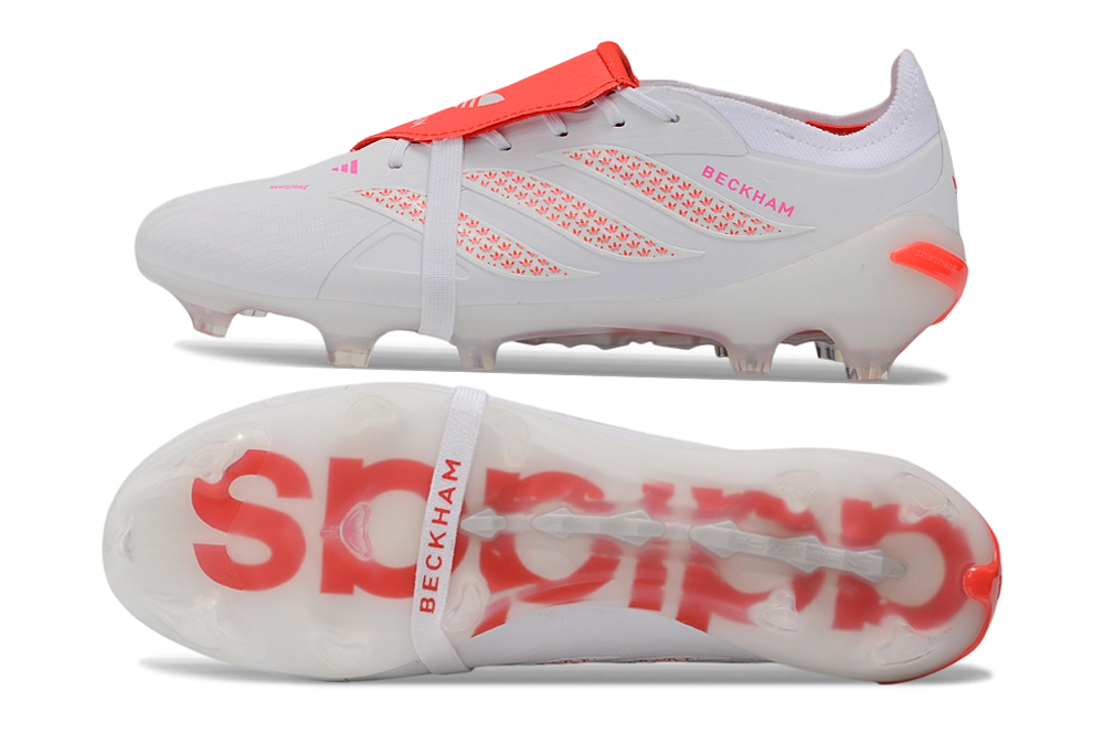 SCARPA DA CALCIO PREDATOR ELITE FOLD-OVER TONGUE FIRM GROUND DAVID BECKHAM
